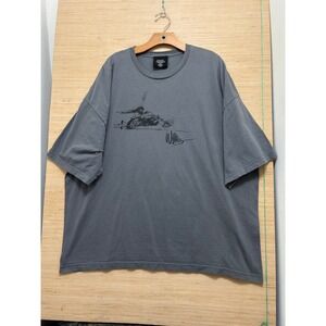 Harley Davidson Museum T Shirt 3XL Gray Graphic Motorcycle Tee USA Made